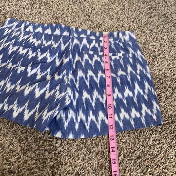 🎀 J Crew women’s zig zag Ikat shorts size 4 - Picture 11 of 11
